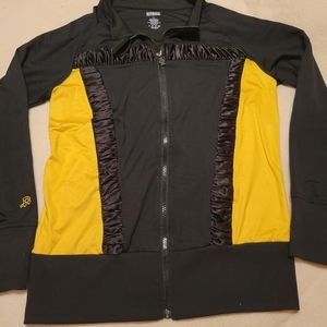 Youth long sleeve full zip shirt